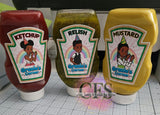 Gracie's Corner Condiment Labels - Instant Download