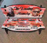 Custom Memorial Keepsake Bench