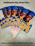 2024 Big Head Graduation Hand Fan