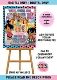 PEBBLES & BAMM BAMM GENDER REVEAL WELCOME SIGN - DIGITAL ONLY
