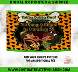 AFRICAN AMERICAN PEBBLES & BAMM BAMM BACKDROP Custom Favorz by Sharon