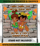 AFRICAN AMERICAN PEBBLES & BAMM BAMM BACKDROP Custom Favorz by Sharon