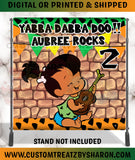 AFRICAN AMERICAN PEBBLES FLINTSTONES BACKDROP Custom Favorz by Sharon