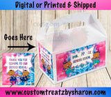 AFRICAN AMERICAN PHIL & LIL GABLE BOX Custom Favorz by Sharon