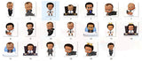 African American Boss Baby Boy Clipart - Light Complexion- Instant Download Custom Favorz by Sharon