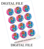 African American Phil N Lil Cupcake Toppers - Instant Download Custom Favorz by Sharon