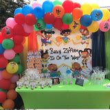 African American Rugrats Backdrop - Rugrats Party Banner - Rugrats Favor - Rugrats Party - Custom Backdrop - Digital - Printed - Shipped Custom Favorz by Sharon