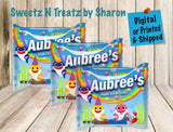 BABY SHARK FUN SIZE SKITTLES Custom Favorz by Sharon