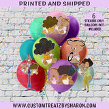 BEBE & CECE PROUD BALLOON STICKERS Custom Favorz by Sharon