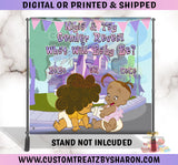 BEBE & CECE PROUD GENDER REVEAL BACKDROP Custom Favorz by Sharon