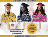 2024 Big Head Graduation Hand Fan
