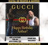 BLACK GUCCI BACKDROP Custom Favorz by Sharon