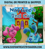 BLUES CLUES BIRTHDAY BACKDROP Custom Favorz by Sharon