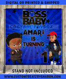 BOSS BABY BOY BACKDROP Custom Favorz by Sharon