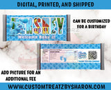 Blue's Clues Baby Shower Hershey Bar Labels Custom Favorz by Sharon