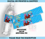 Blue's Clues Water Bottle Labels Custom Favorz by Sharon