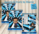 Boss Baby Boy Custom Chip Bag Custom Favorz by Sharon