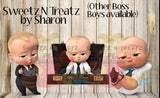 Boss Baby Gender Reveal Credit Card Invites Custom Favorz by Sharon
