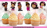 Boss Baby Girl Cupcake Toppers Custom Favorz by Sharon