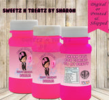 Boss Baby Girl Party Bubble Labels Custom Favorz by Sharon