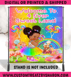 CANDYLAND PRINCESS INSPIRED BACKDROP Custom Favorz by Sharon