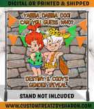 CAUCASIAN PEBBLES & BAMM BAMM BACKDROP Custom Favorz by Sharon