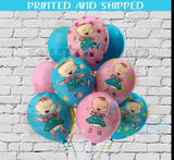 CAUCASIAN PHIL & LIL BALLOON STICKERS Custom Favorz by Sharon