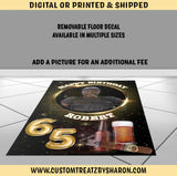 CHEERS N BEERS REMOVABLE FLOOR DECAL Custom Favorz by Sharon