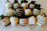 CHOCOLATE COVERED STRAWBERRIES - Chocolate Covered Treats - Any Theme - Any Event - Any Occasion - Local Only - No Shipping - Custom Favorz by Sharon