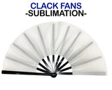 CLACK FANS | Blank Sublimation Clack Fans