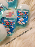 COCOMELON 2 OZ SANITIZER LABELS Custom Favorz by Sharon