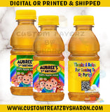 COCOMELON APPLE JUICE LABELS Custom Favorz by Sharon