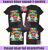COCOMELON FAMILY BIRTHDAY TEES Custom Favorz by Sharon