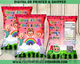 COCOMELON WATERMELON CHIP BAGS Custom Favorz by Sharon