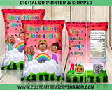 COCOMELON WATERMELON CHIP BAGS Custom Favorz by Sharon
