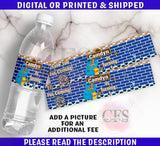 COOKIE MONSTER BIRTHDAY WATER LABELS Custom Favorz by Sharon