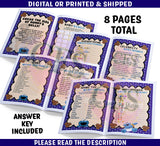 COOKIE MONSTER BABY SHOWER GAME BOOK