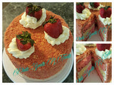 CRUNCH CAKE CHEESECAKE - Strawberry Shortcake Crunch Cake - Key Lime Crunch Cake - Cheesecake - Crunch Cakes - Local Delivery - Shipped Custom Favorz by Sharon