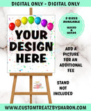 CUSTOM DESIGNED WELCOME SIGN - DIGITAL ONLY Custom Favorz by Sharon