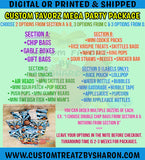 CUSTOM FAVORZ MEGA PACKAGE Custom Favorz by Sharon