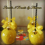 CUSTOMIZED CANDY APPLES - Hard Candy Apples - Themed Candy Apples - Candy Apples Custom Favorz by Sharon