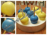 CUSTOMIZED CANDY APPLES - Hard Candy Apples - Themed Candy Apples - Candy Apples Custom Favorz by Sharon