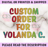CUSTOM ORDER YOLANDA C. - CHANEL SAVE THE DATE - DO NOT PURCHASE OTHERWISE