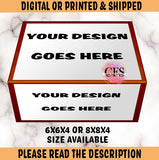 CUSTOM DESIGNED SHOE BOX FAVOR