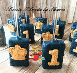 Chocolate Covered RICE KRISPIES TREATS - Chocolate Covered Treats - Rice Krispie Treats - Any Theme - Any Occasion - Shipping Available Custom Favorz by Sharon