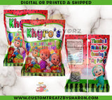 Cocomelon Watermelon Fruit Snacks Custom Favorz by Sharon