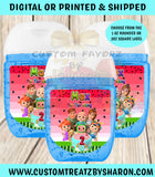 Cocomelon Watermelon Sanitizer Labels (1 oz Bottle) Custom Favorz by Sharon