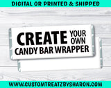 Custom Designed Hershey Bar Labels Custom Favorz by Sharon