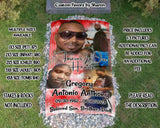 Custom Grave Blanket, Custom Memorial Grave Blanket, In Loving Memory Sign, Grave Funeral Blanket, Memorial Keepsakes, Memorial Home Going Custom Favorz by Sharon