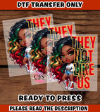 Juneteenth | They Not Like Us (Red) | DTF